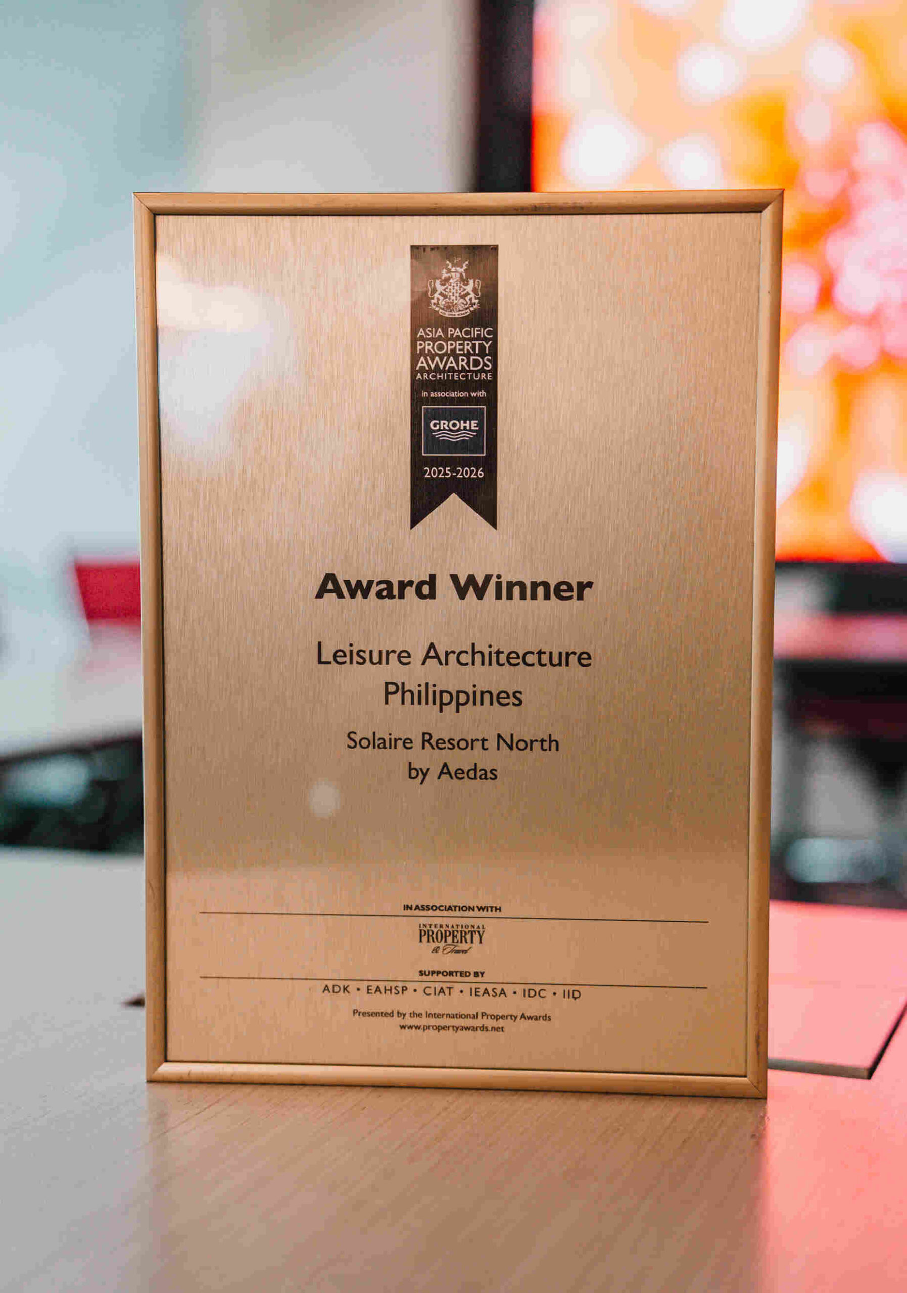 Solaire Resort North-Asia Pacific Property Awards 2025