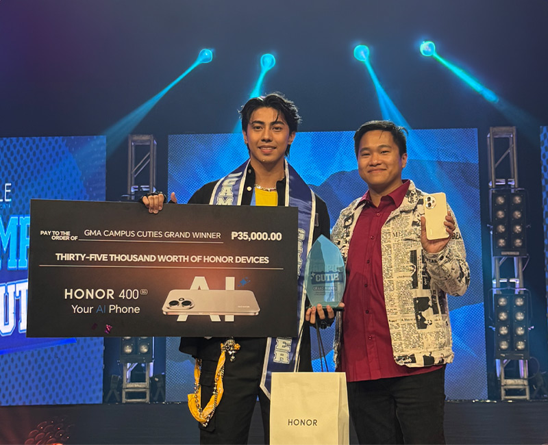 Ultimate Sparkle Campus Cutie with HONOR Philippines Digital Marketing Manager and Content Lead Eason De Guzman